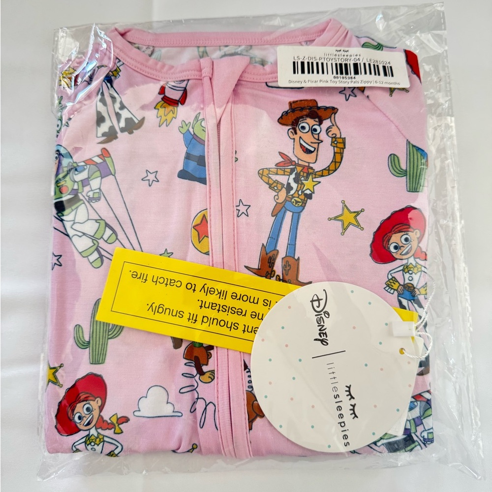 Little Sleepies Disney Pink Toy Story Pajama Set